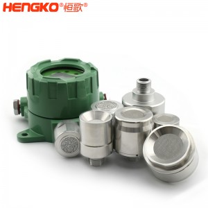 恒歌定制孔徑0.2-120μm不銹鋼氣體傳感器防爆外殼，耐腐蝕防水金屬過濾器