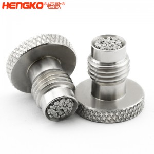 廠家定制有創呼吸機氣源入口醫療級316L不銹鋼過濾器濾芯防塵透氣耐腐蝕，用于呼吸機
